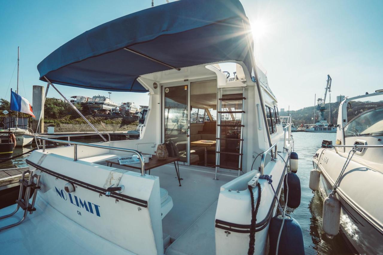 No Limit Charter Bateau Avec Parking Prive Proche Centre-Ville Rouen Exterior photo